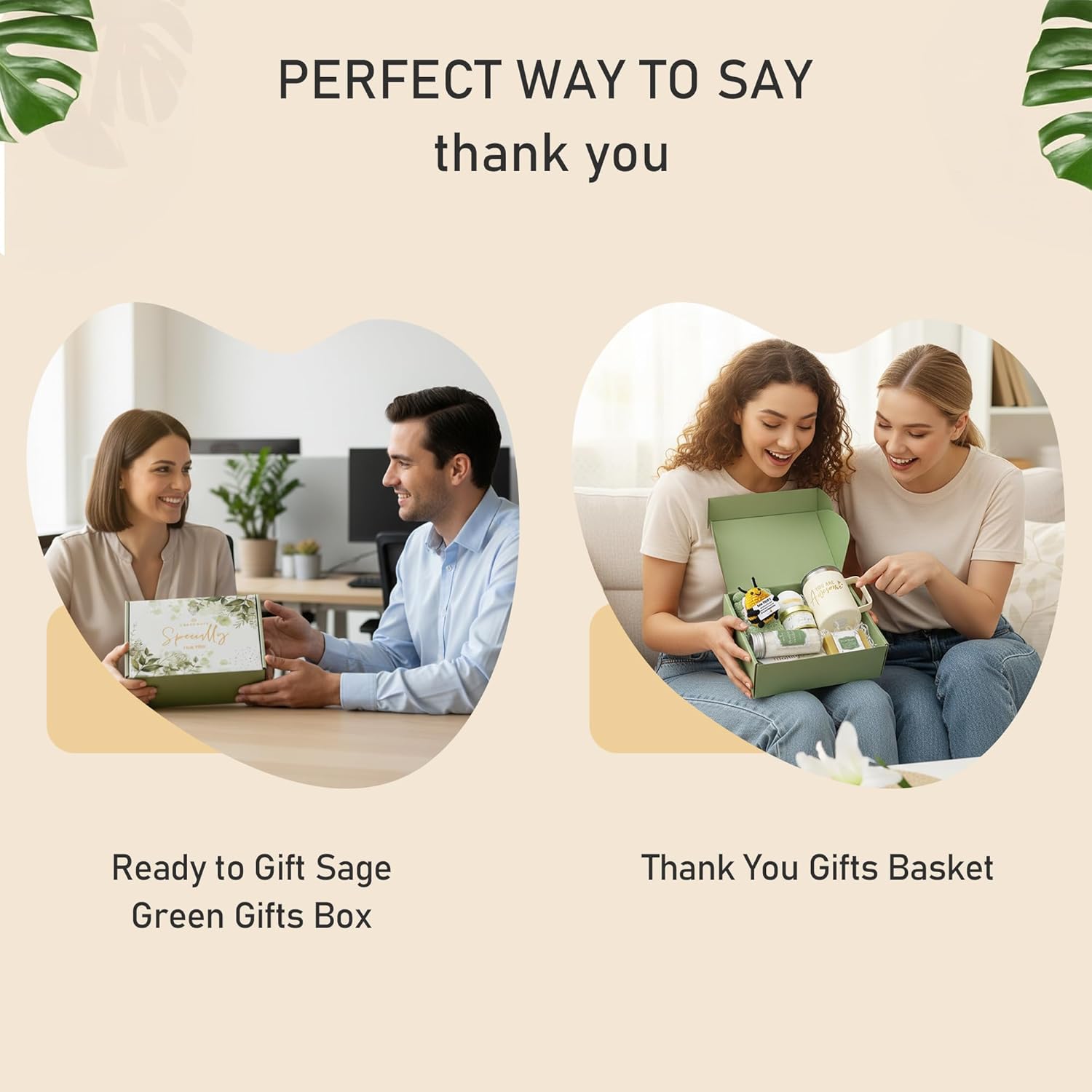 CARAKNOTS Thank You Gifts for Women Coworkers Employees Teacher Appreciation Gifts SPA Thank you Basket Box Christmas Gift for Her Nurse Friend Boss Mom Secretary Awesome Insulated Tumbler with Handle - Image 2