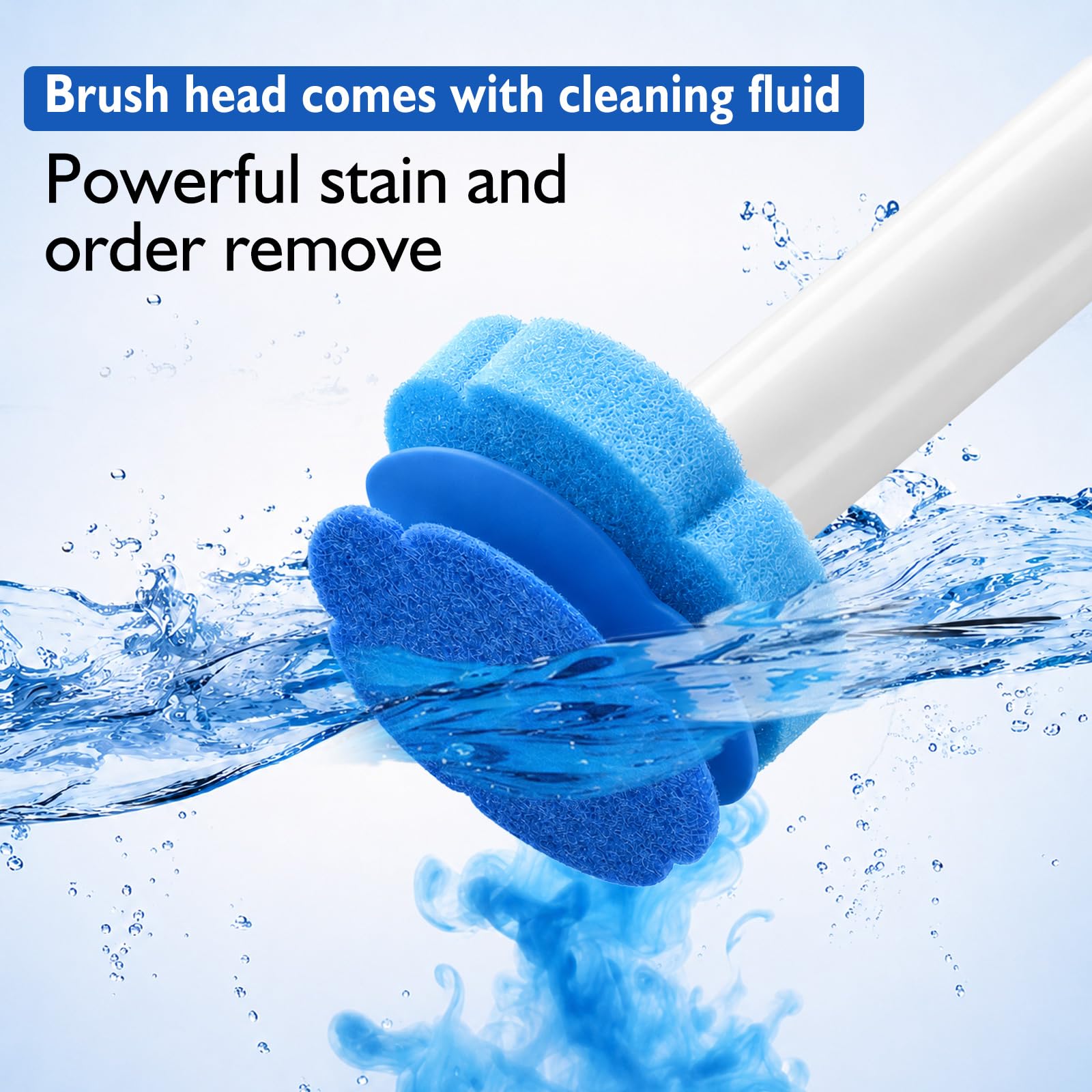 Disposable Toilet Brush-48 Refills-Touch-Free Toilet Cleaner Wand