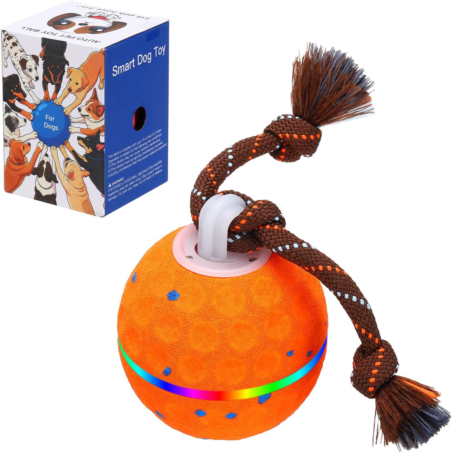 Smart Interactive Dog Toy Ball 2 Auto Rolling Modes