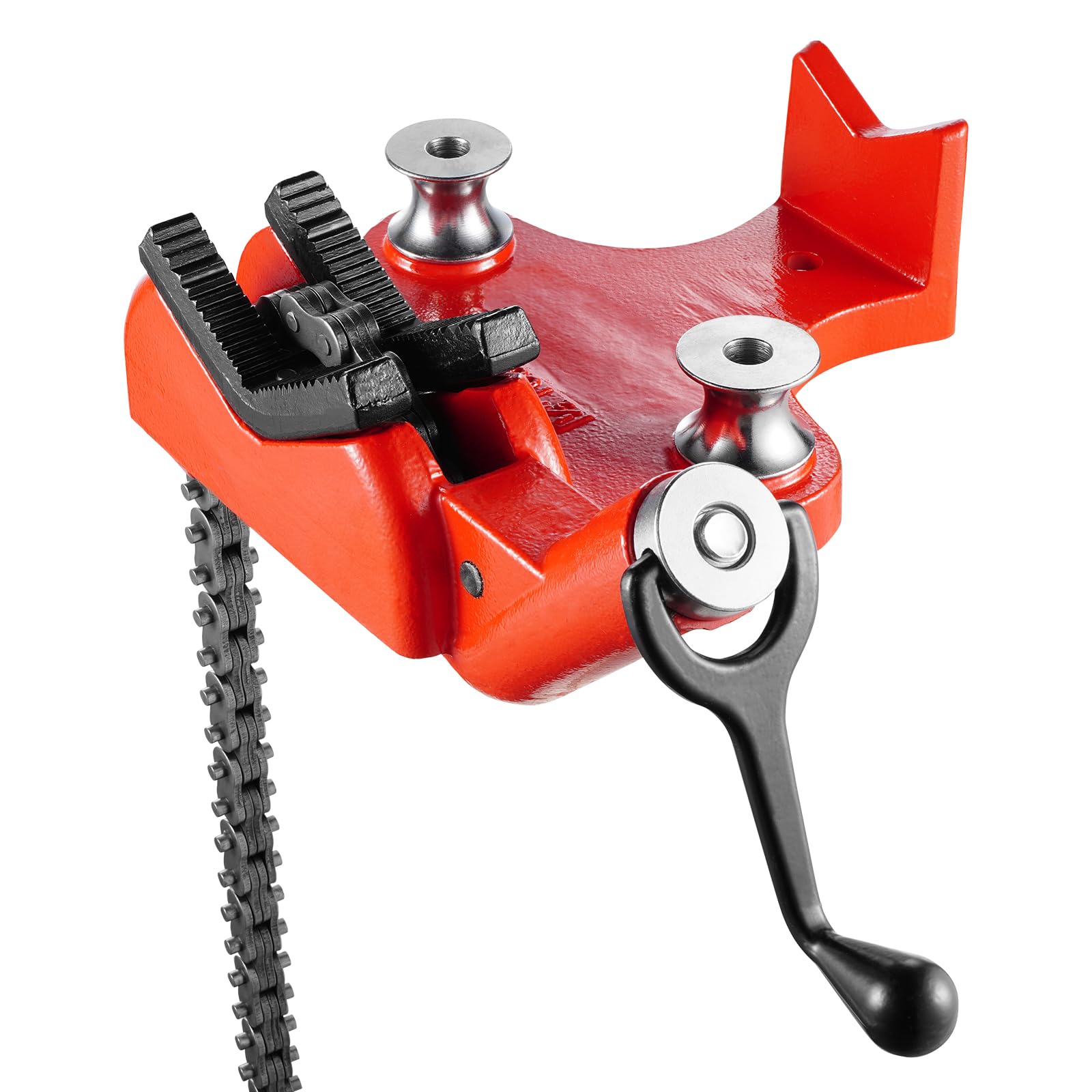 VEVOR Morsa a Catena per Tubi per Impieghi Gravosi, Catena Robusta da 880 mm e Base in Ghisa, Morsa a Catena con Leva, per Idraulica, Riparazioni Automobilistiche, Lavorazione dei Metalli