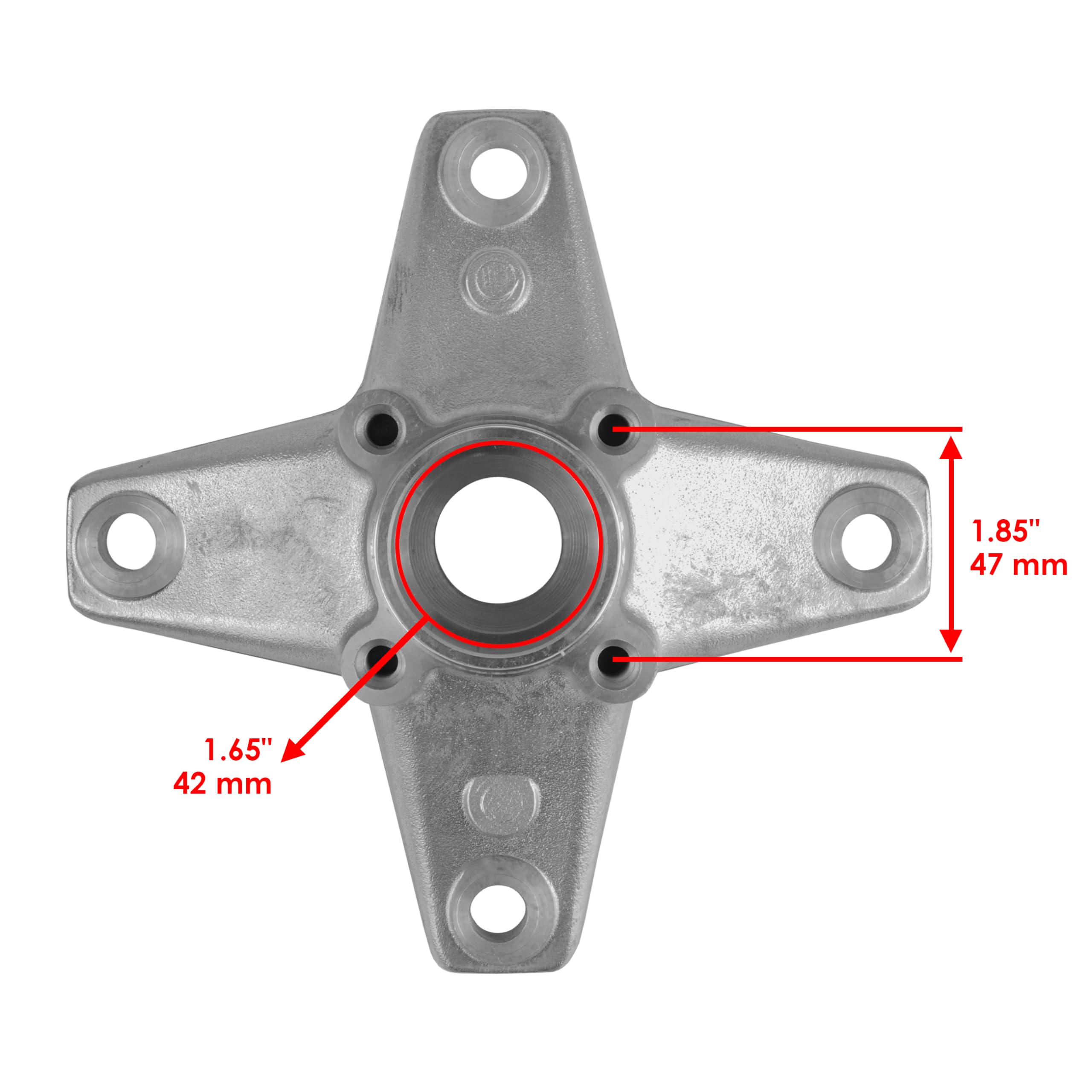 Replacement Part Front Wheel Axle Hub fits Yamaha Rhino 450 YXR450F 4X4
