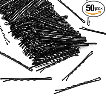 SERENE TOUCH Metal Hair Clips Bobby Pins Hair Styling Pins Hairdressing Salon Tool for Women Girls (50 pcs)