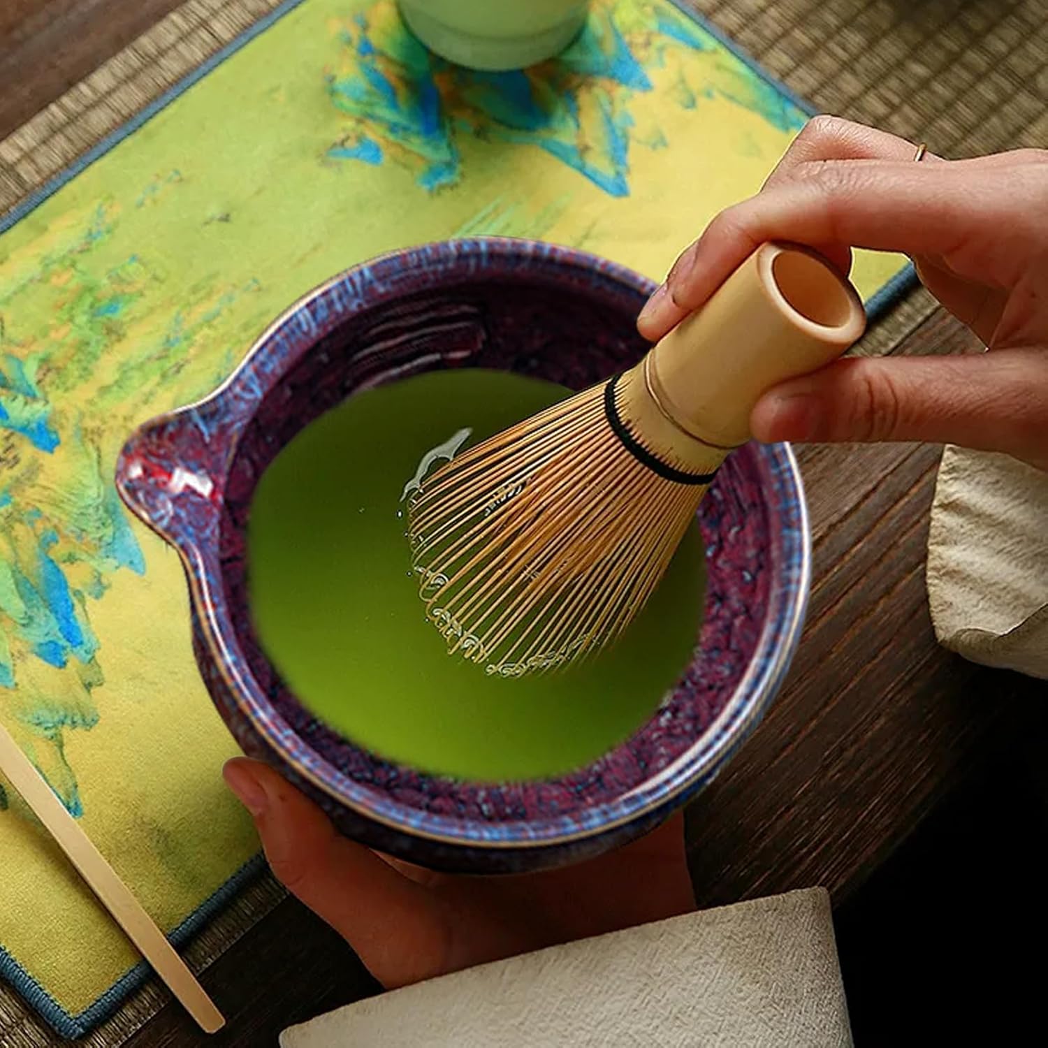 平安 静山 染付 葡萄棚 水指 共箱 茶道具 k3526 平安 景雲造 染付