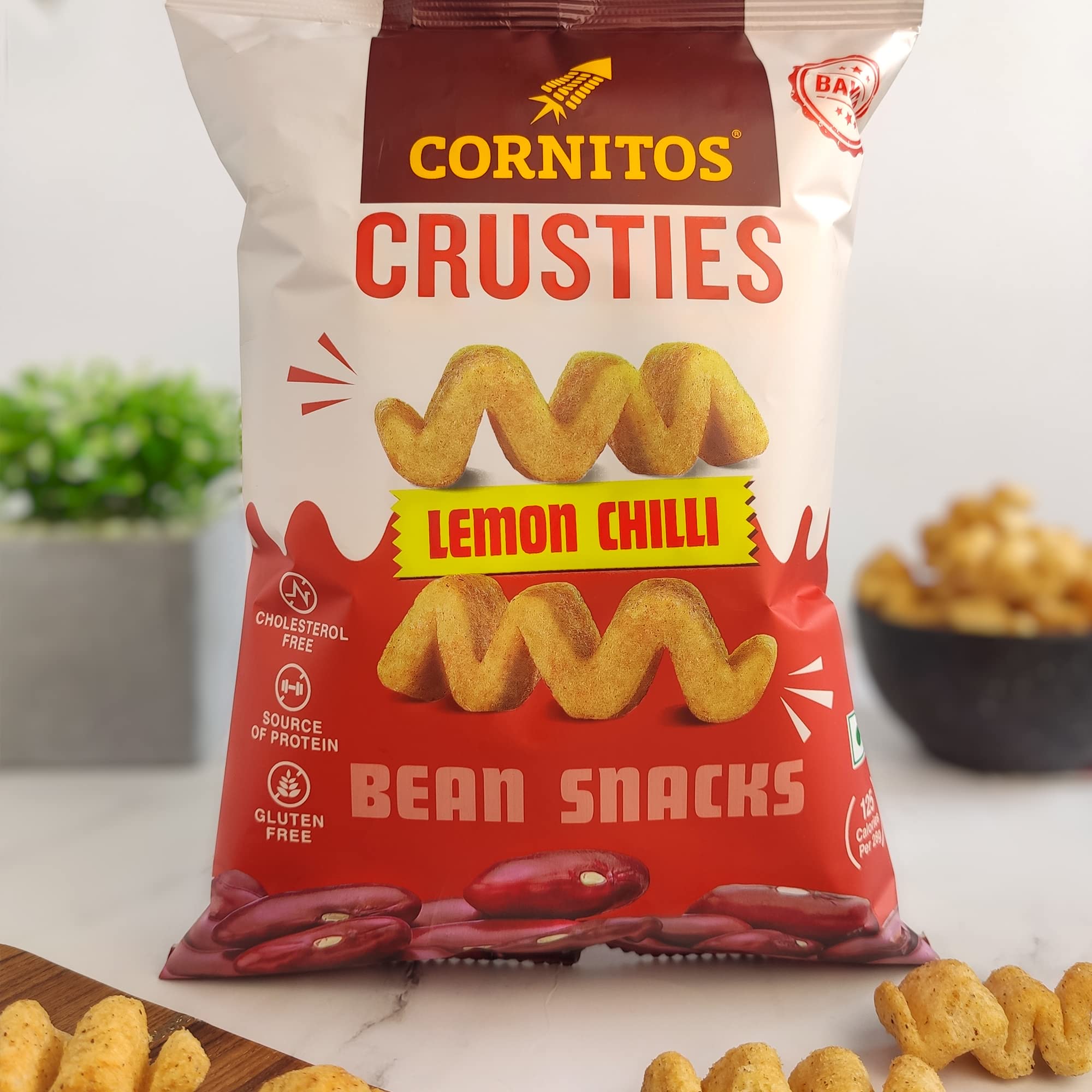 Cornitos Bean Crusties Lemon Chili 57g