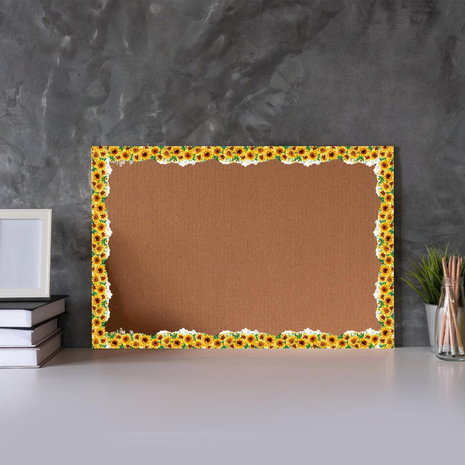 Bordure de tableau d'affichage en forme de fleur 18,5 m pour tableau noir