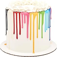 Vista 7 de DecoPac Goteo de pastel, color negro, sabor a vainilla, chocolate mate, 6.35 onzas