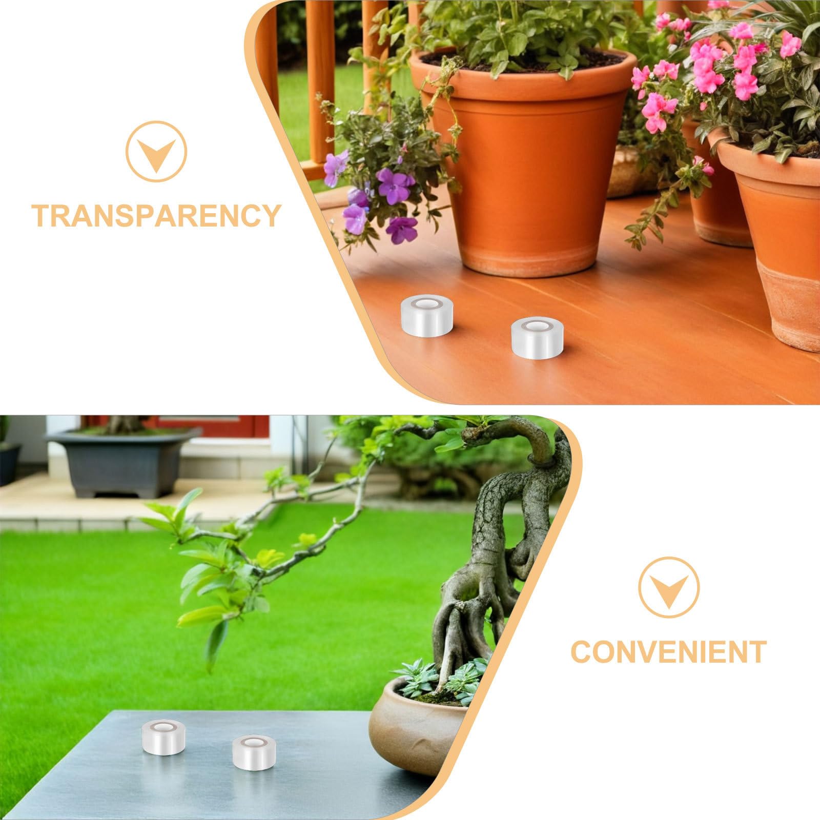 Gatuida 10rollen Veredelungsband Für Obstbäume Polyethylenfolie Transparentes Dehnbares Pflanzenband Zum Umwickeln Von Blumen Gemüse Und Baumzweigen à Für Wurzelreparatur Und Gartenbau