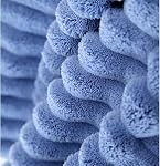 Soft Microfiber Ribbed Hand Towels 4Pack, 35x75 cm Bathroom Super Absorbent Hand Towels Ideal for Hair Spa Sports and Travel (Ribbed Hand Towel)