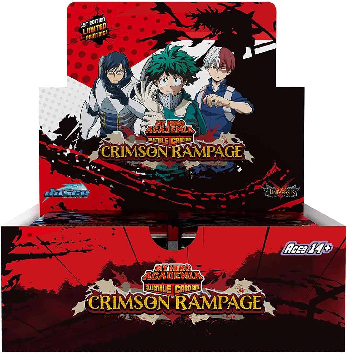My Hero Academia Collectible Card Game Series 2 Unlimited Crimson Rampage Booster Display | 240-card 24-Pack Booster Display | Ages 14+ | 2 Players | Avg. Playtime 20-30 Minutes | Made by Jasco Games - Image 6