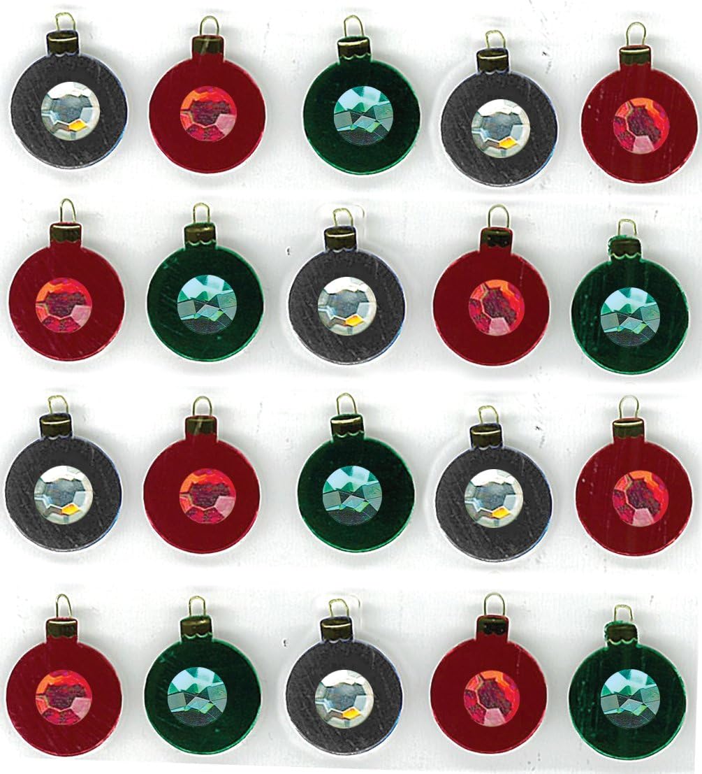 Jolees Christmas Sticker, Christmas Ornament Repeats