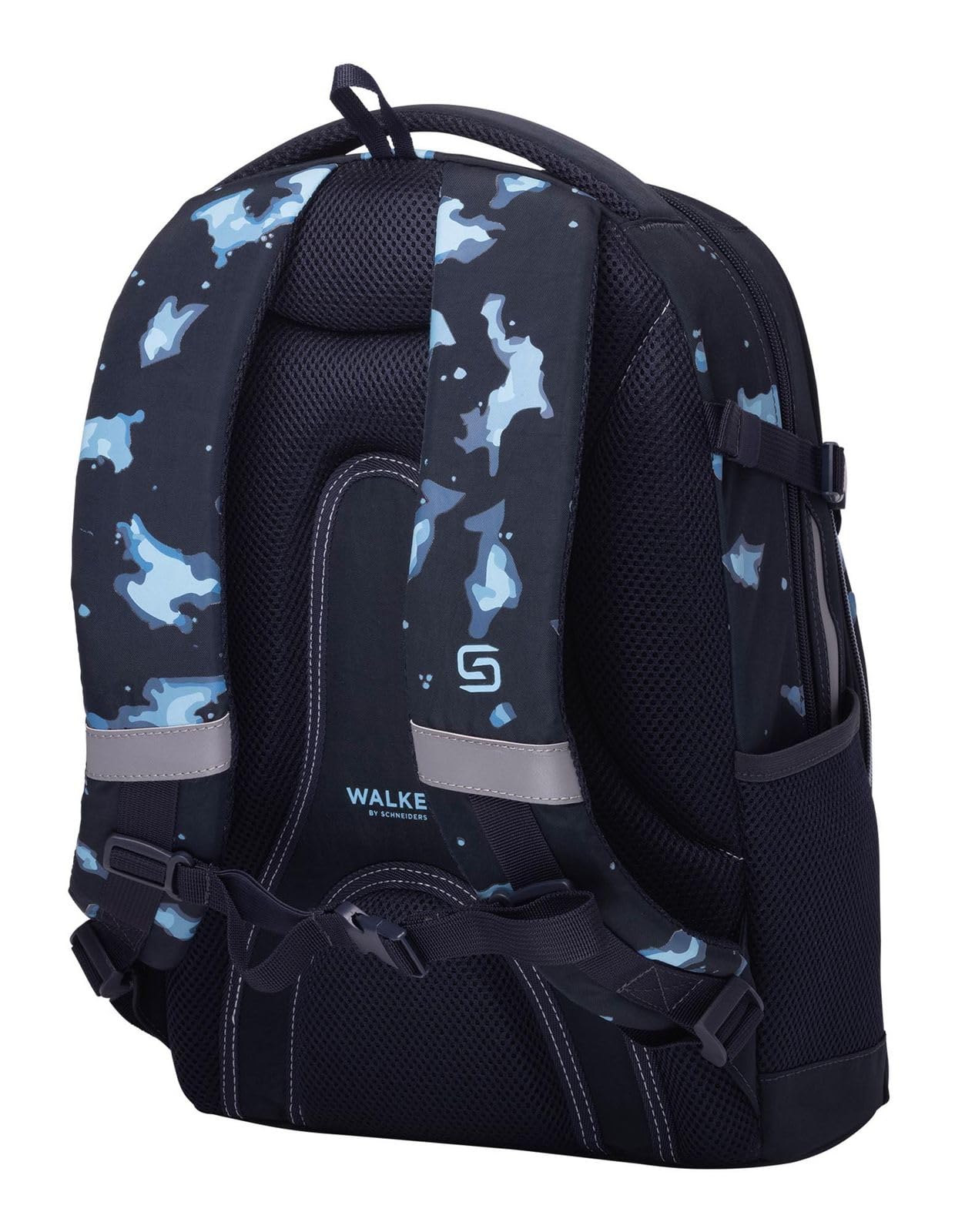 Walker mochila escolar con compartimento para portátil Fame 2.0 Backpack 28L Shadow Dancer azul marino