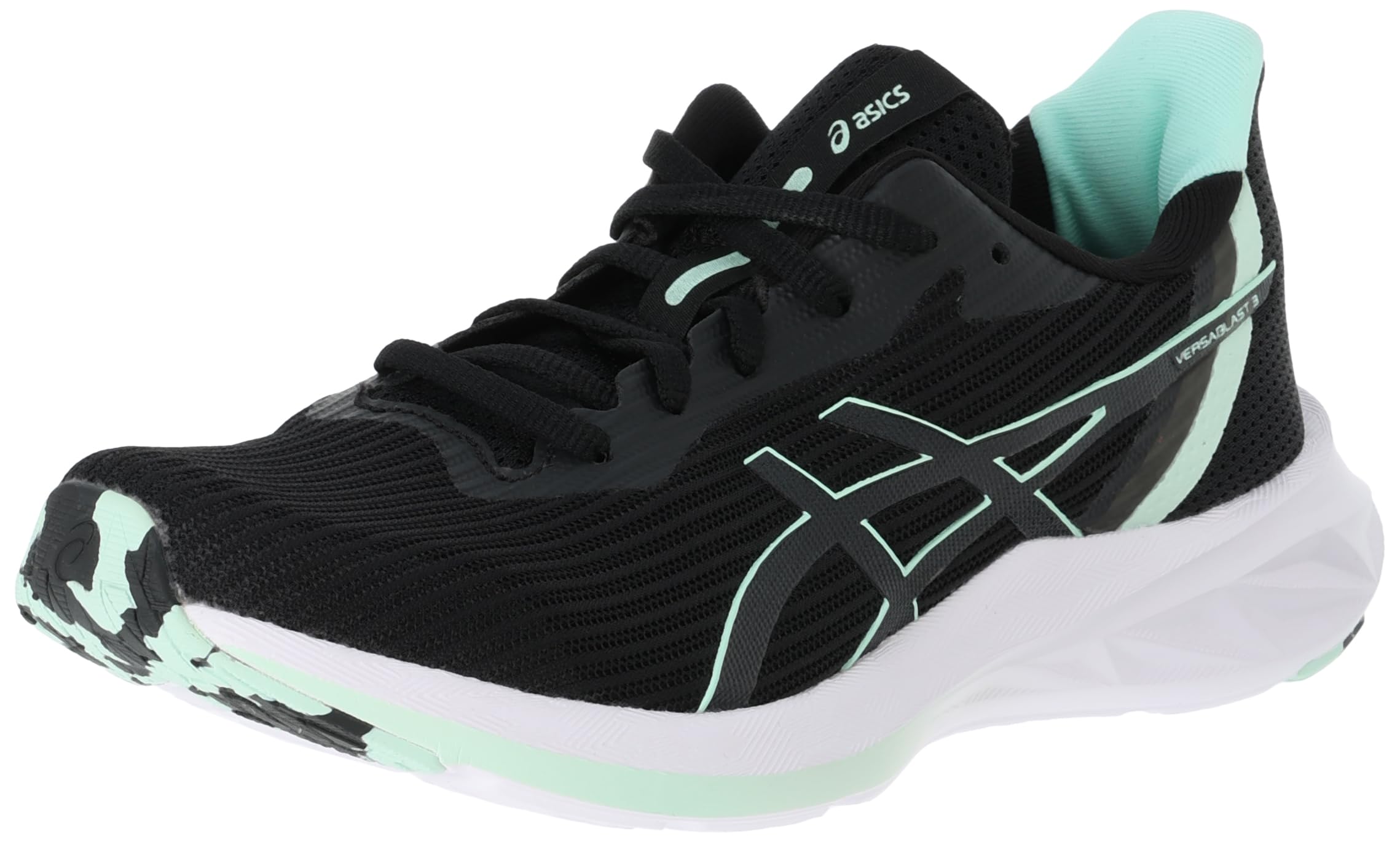 ASICS Womens VERSABLAST 3 Black/Mint Tint Running Shoe - 8 UK (1012B511.004) (B0C68VNKZ4) Amazon Price History, Amazon Price Tracker