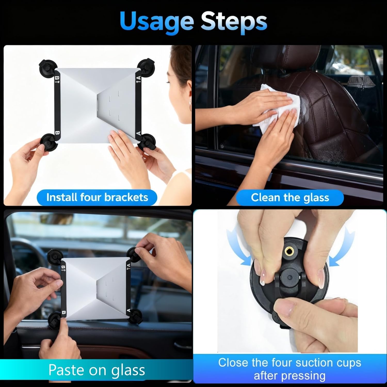 Car Suction Cup Mount Compatible with Starlink Mini– Ultra-Strong Grip Satellite Mounting Kit for Windows & Sunroofs | Stable Signal, Vibration-Proof Design for RVs, Trucks, Boats & Road Trips