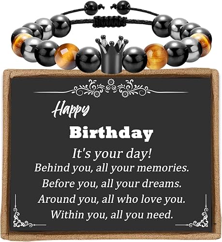 Miniatura 60 de Sereney Christmas Gifts for Him Son Boys Bonus Dad Father Men Boyfriend Grandson Friend as Triple Protection ID Bracelets Birthday Gifts for 9 10 11