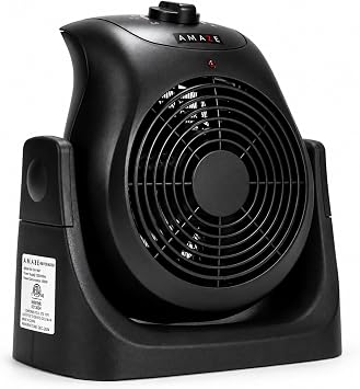 Amaze-Heater Dual Comfort 1500W Space Heater & Fan, Portable, Energy Efficient, Modern Style, Indoor Use