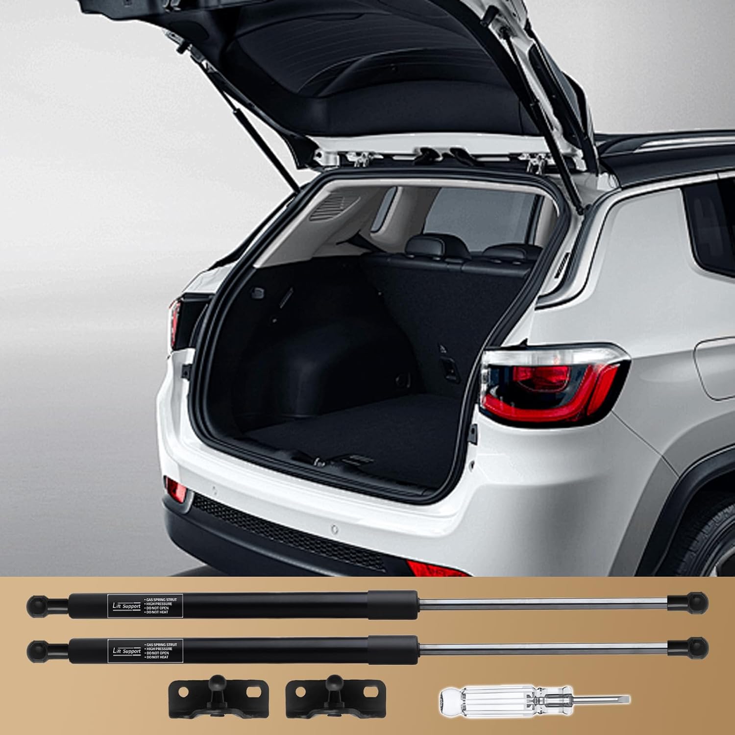 Tailgate Liftgate Lift Supports for Mitsubishi Outlander 2015-2021 | Trunk Heavy Duty Gas Spring Support | Pack of 2PCS Replaces PM4019LR 5802A780