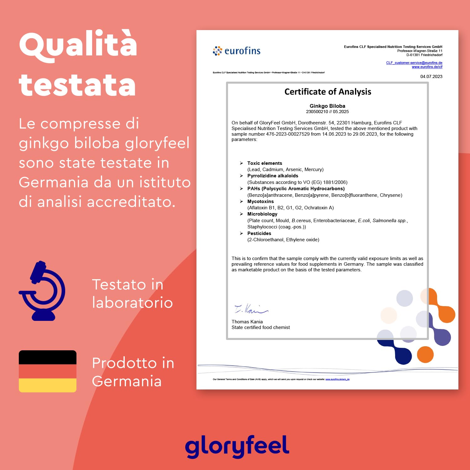 Ginkgo Biloba, Estratto 50:1 con 24% Flavonoglicosidi + 6% Terpenlattoni, 365 Compresse per 1 anno, 100% Vegan e Qualità Testata, 3950 mg, Integratore per Circolazione, Concentrazione e Memoria
