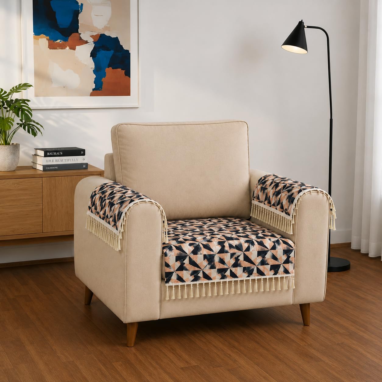 Velvet Sofa Cover - Instant Home Upgrade -21