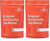Vista 7 de The Kombucha Shop - Sabor tropical - Mezcla de té orgánico de hojas sueltas negras - Hace 10 galones de té Kombucha