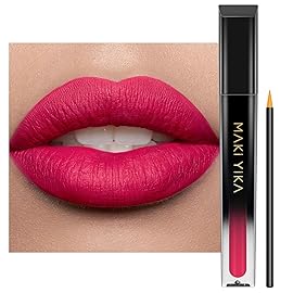MAKI YIKA Magenta Lipstick for Women Color Stay Long Lasting Lipsticks, No Smudge Matte Liquid Red Lipstick Transferproof Cruelty-Free Lip Color | Magenta
