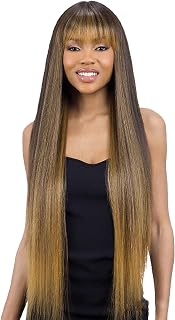 Mayde Beauty Synthetic Free Part Axis Sleek Touch Wig - SLEEK CHINA BANG (2 Dark Brown)