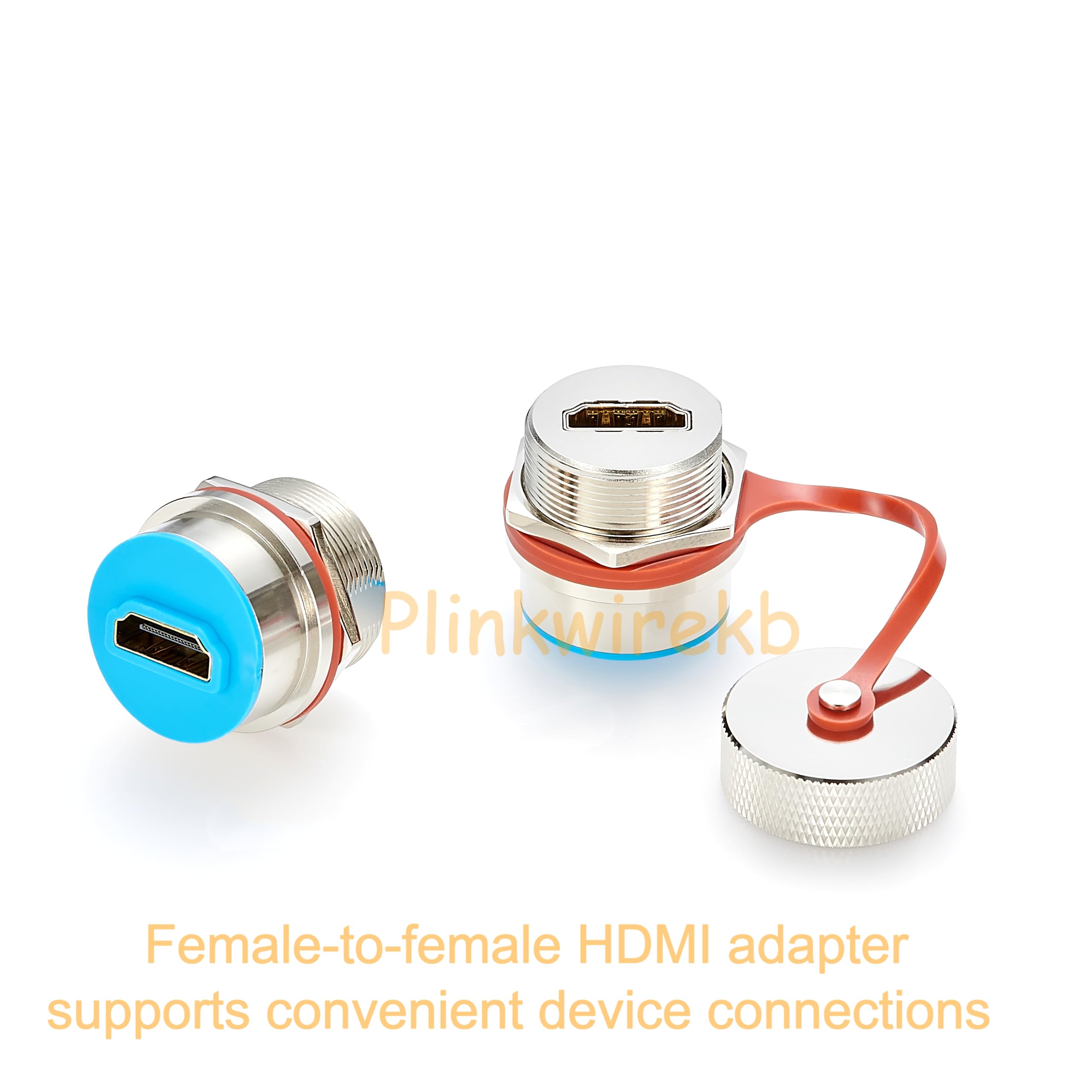Connecteur HDMI femelle vers femelle étanche IP67 pour montage sur panneau