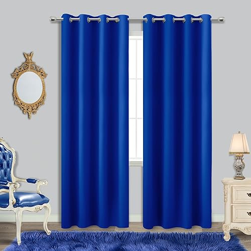 Miniatura 41 de KOUFALL Cortinas opacas doradas de lujo para sala de estar, elegantes cortinas de 84 pulgadas de largo, cortinas Doradas para Sala Elegantes Oro