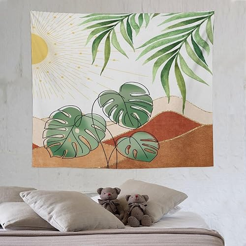 Miniatura 158 de Tapiz floral retro de los años 60 y 70, diseño hippie de primavera Groovy Flower Power Flower Boho para colgar en la pared, arte neutro para Hippie