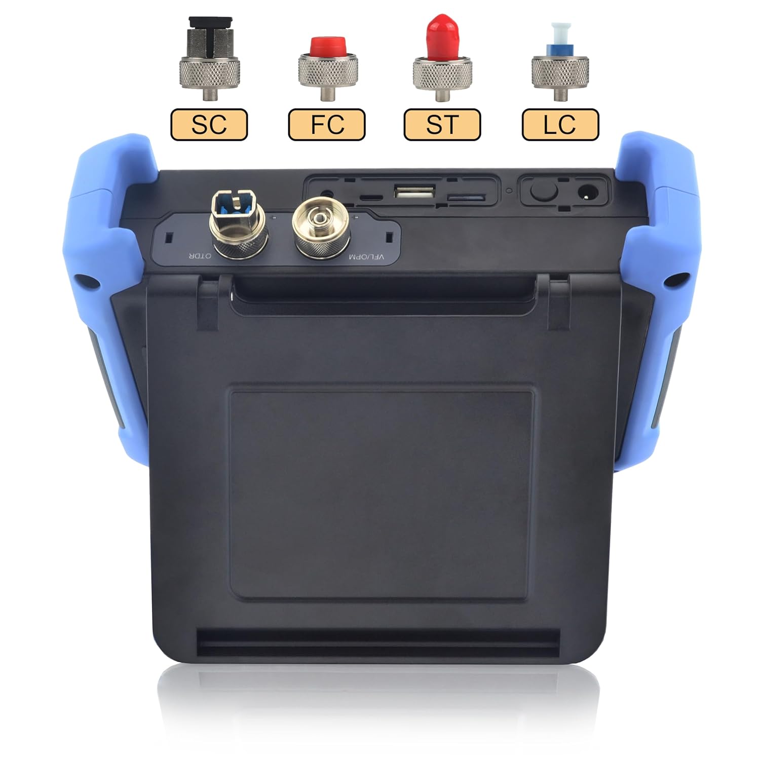 1310nm/35dB+1550nm/33dB SM Fiber OTDR Tester Build in OPM+OLS+VFL+Event Map+APP Module+7inch Touch Screen Compatible with SC+FC+ST+LC/UPC&APC Connector-SS315T-2B1