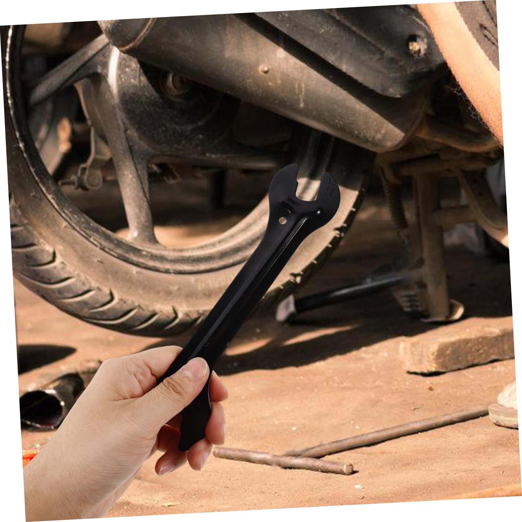 Gatuida Kit de Reparación para Bicicleta de Montaña, Extracción de Plato y Eje Central, Acero Sinterizado y Plástico, Compacto para Viajes y Reparaciones Exteriores