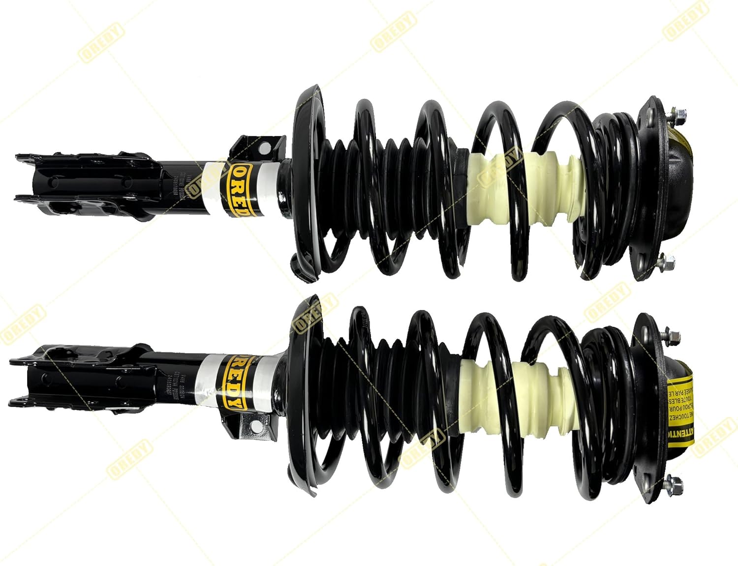 OREDY 172200 172199 Front Struts Fit for 2004-2012 Chevrolet Malibu, 2005-2010 Pontiac G6, 2007-2009 Saturn Aura Shock Absorbers w/Coil Springs Assembly - Set of 2