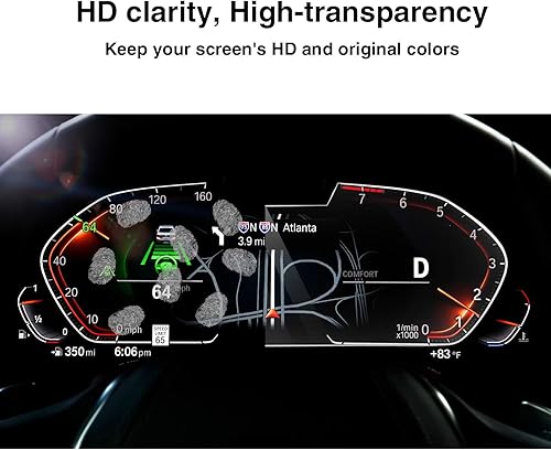 Miniatura 7 de YEE PIN 2019 X5 G05 Protector de pantalla para 2019 2020 2021 2022 X5 G05 SUV 12.3 pulgadas Panel de instrumentos película protectora de vidrio