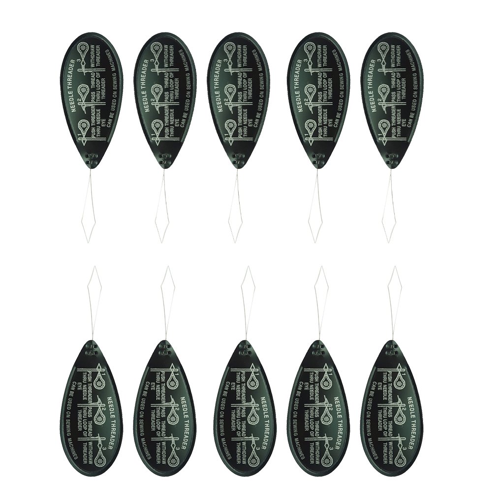 Tityvirnix 10 Pcs/Bag Bow Wire Stitch Insert Sewing Machines Needle Pins Threader