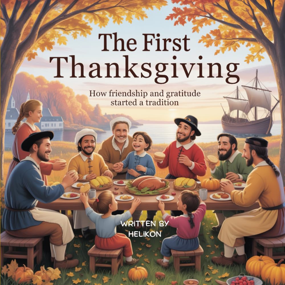 The First Thanksgiving: How Friendship and Gratitude Started a Tradition: A Heartwarming Children’s Story About Pilgrims, Native Americans, and the ... Thanks: 6 (Childrens Illustrated books)