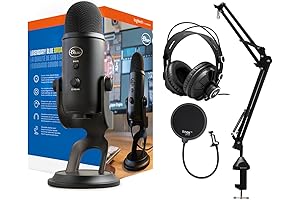 Blue Yeti USB Microphone Bundle