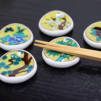 Amazon | 和座の蔵 おしゃれ 和食器 九谷焼 箸置き 5個セット