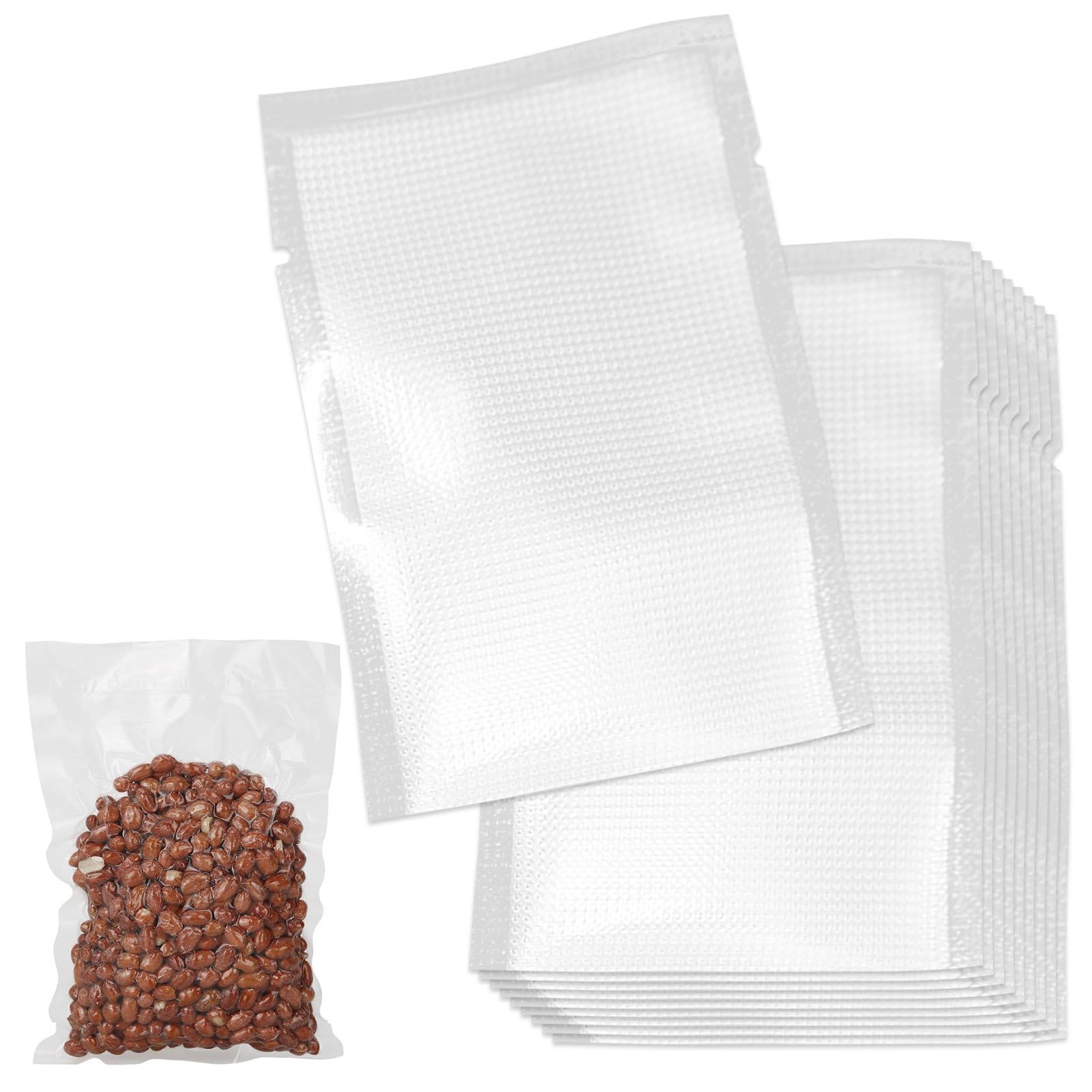 100 Pack Small Vacuum Seal Bags 7x10cm Pre-Cut Food Grade Material Thick