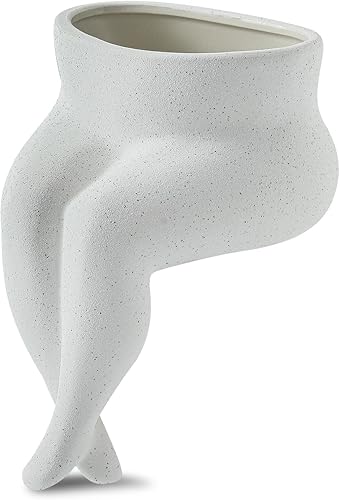 Maceta de cerámica con agujero de Draniage y tapones de goma para plantas de interiorexterior, maceta decorativa bohemia moderna para decoración del