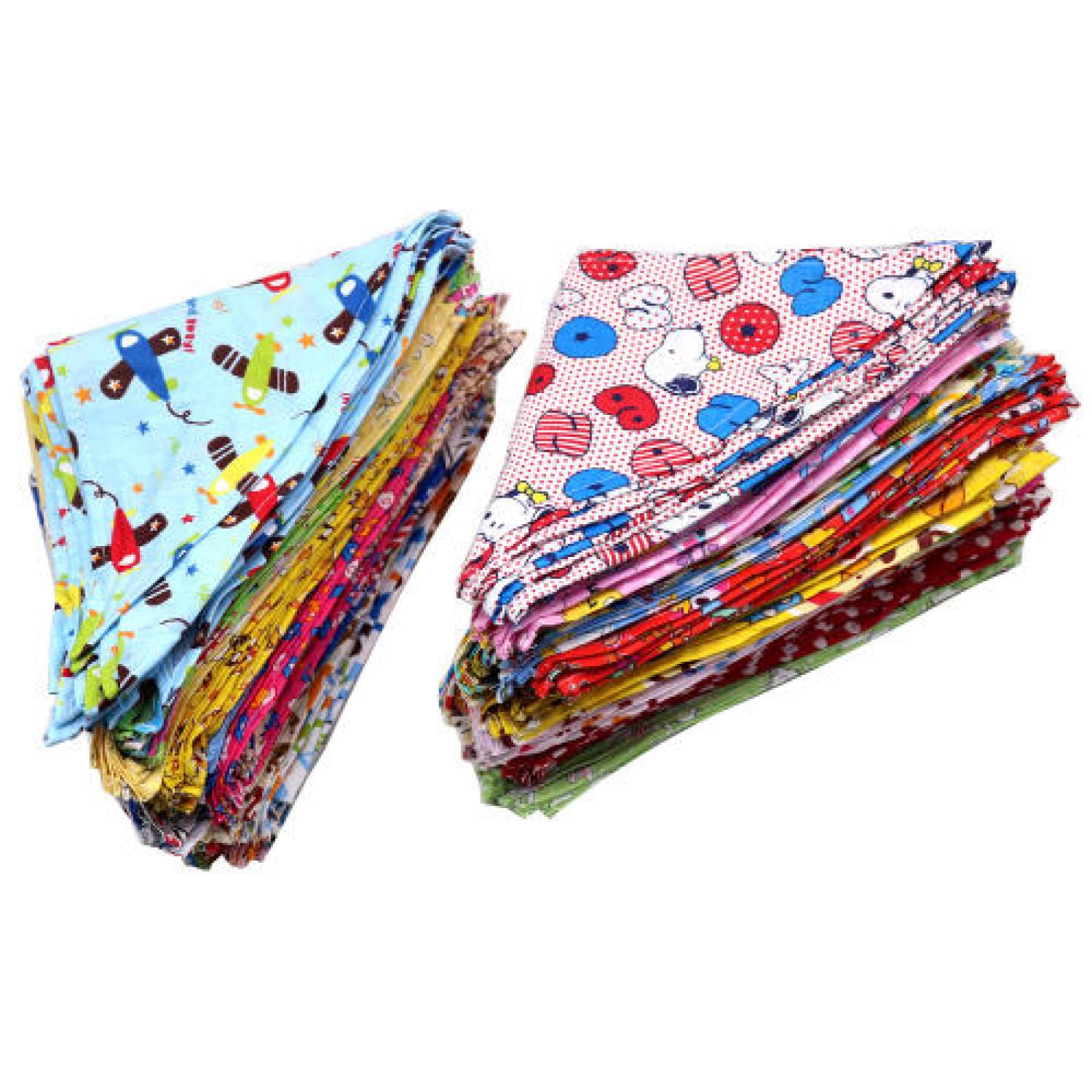 Bandanas pour chiens - Bandana en coton pour animaux domestiques - 50 pièces - 40 x 28 x 28 cm