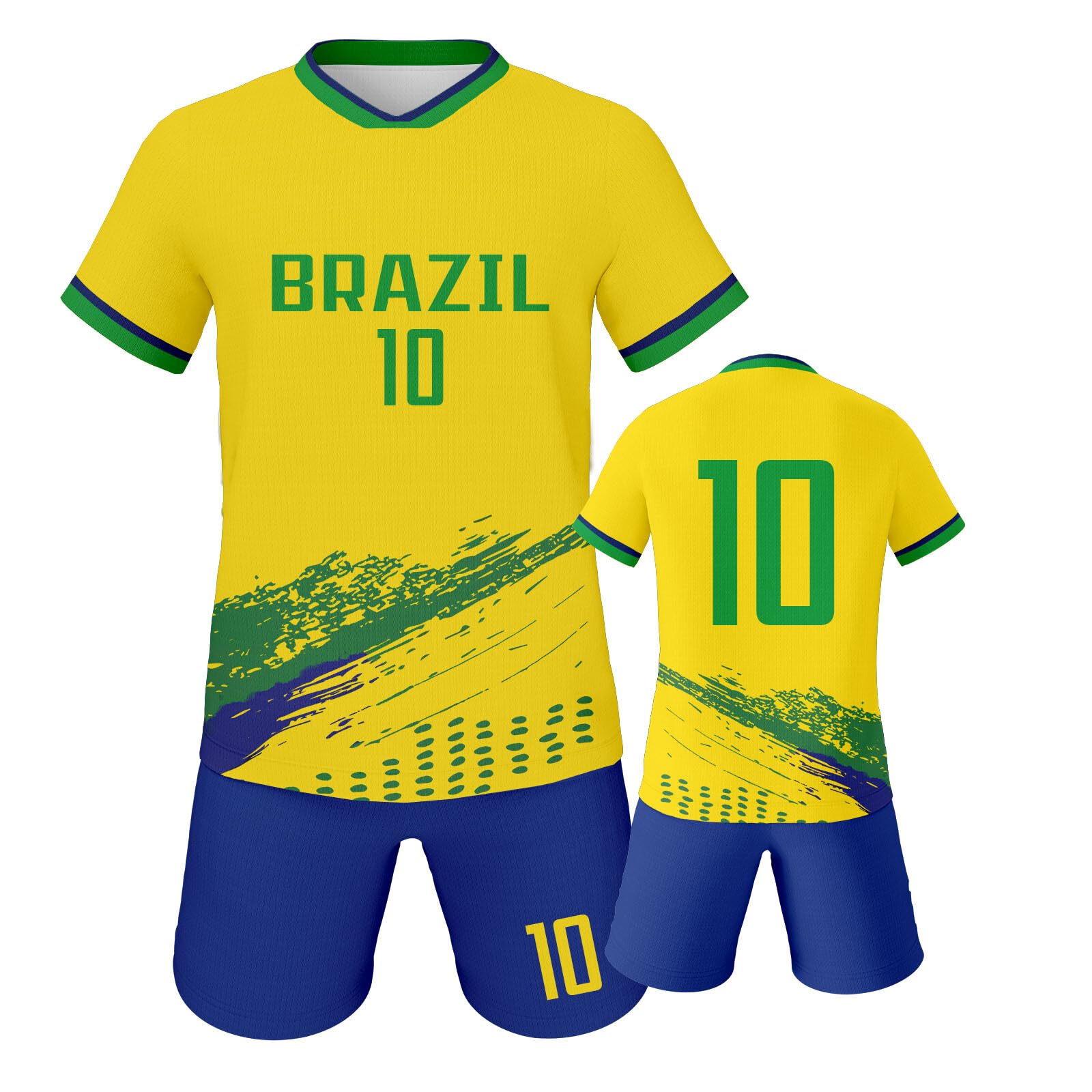 Kids Soccer Jersey and Shorts Set