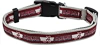 Vista 3 de Collar para mascotas NCAA - Resistente, fuerte, duradero y ajustable, collar de perro NCAA -, Alabama Crimson Tide, S, Team