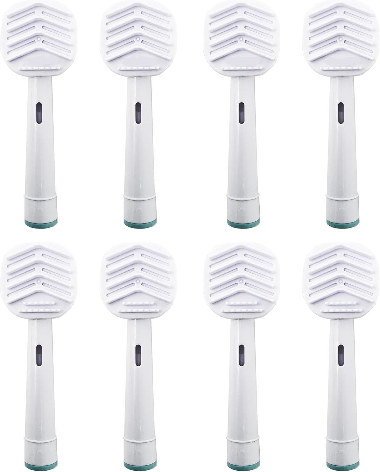 Tongue Brush Heads for Oral B Braun, 7000/Pro 1000/9600/500/3000/8000 and Smart Electric Toothbrush Brush Head Cleaner Scraper Replacement, 8-Pack