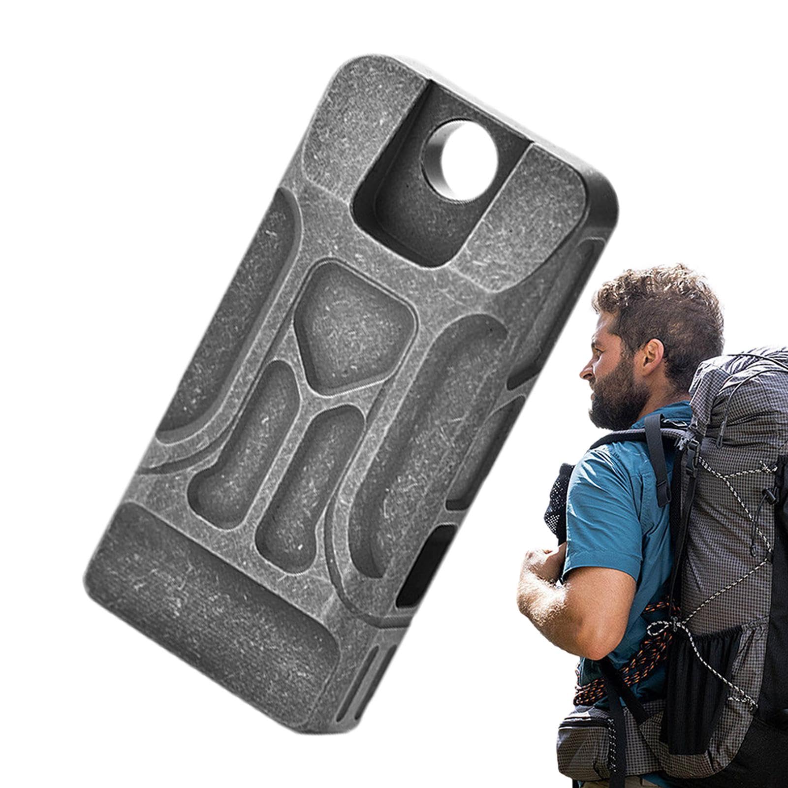 Sifflet en alliage de titane, sifflet en métal,Sifflet de camping - Sifflet en métal à double tube bruyant pour enfants d'autodéfense de survie de sauvetage de sauveteur