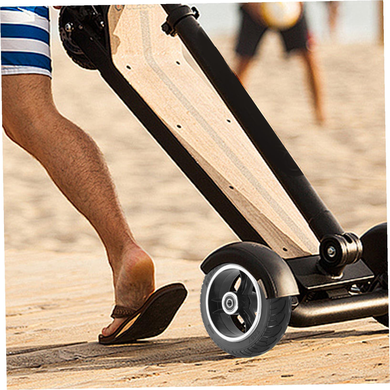 Pneus Pour Skateboard Électrique Trottinette Électrique Pneus Pleins De Remplacement Roues De Scooter
