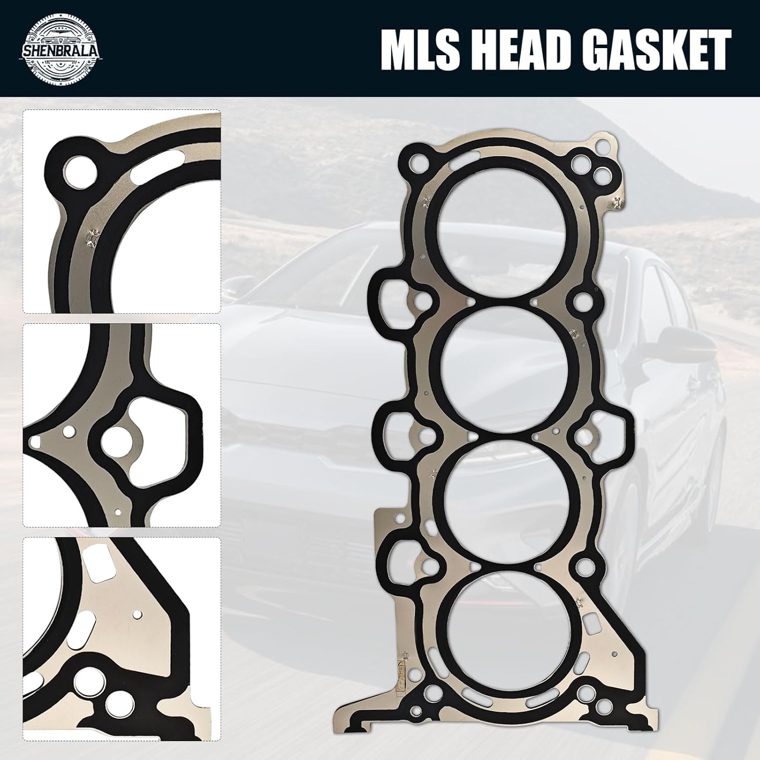 24410-2E000 Timing Chain Kit w/VVT & CPW13795 Head Gasket Set w/Bolts, Fits for Kia Forte/ Forte5 2.0L 2017-2018, for Hyundai Elantra 2.0L 2014-2016 and Tucson 2.0L 2015, 24420-2E000