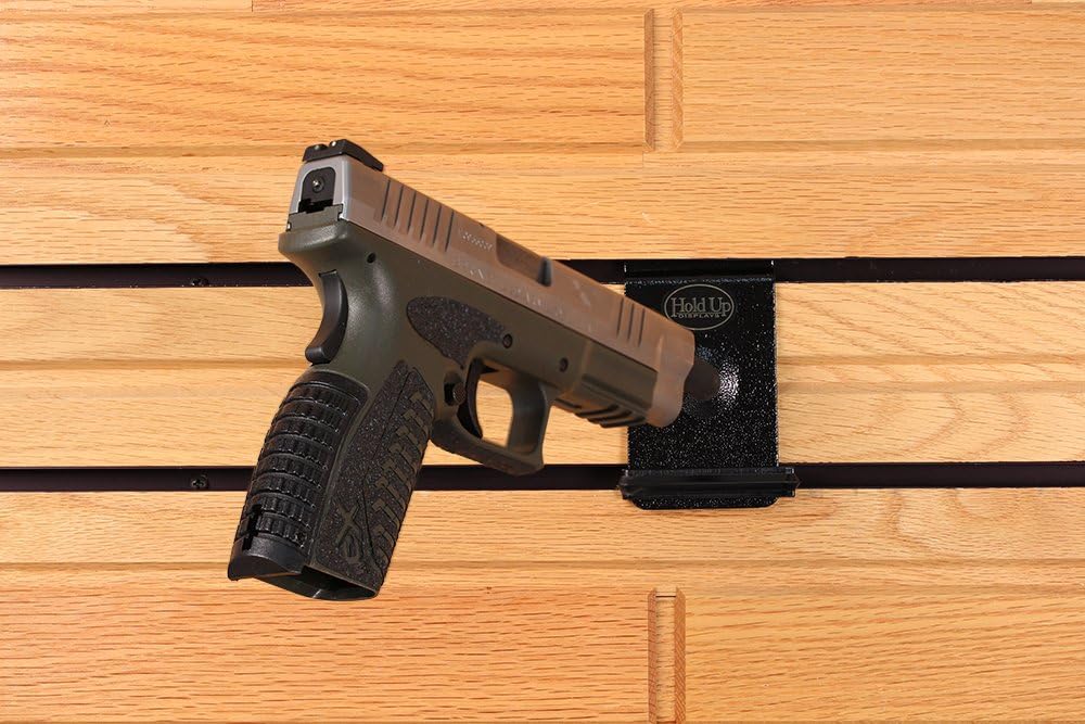 in Barrel Wall Mount Handgun Pistol Holder Gun Hanger – 30 Degrees Left