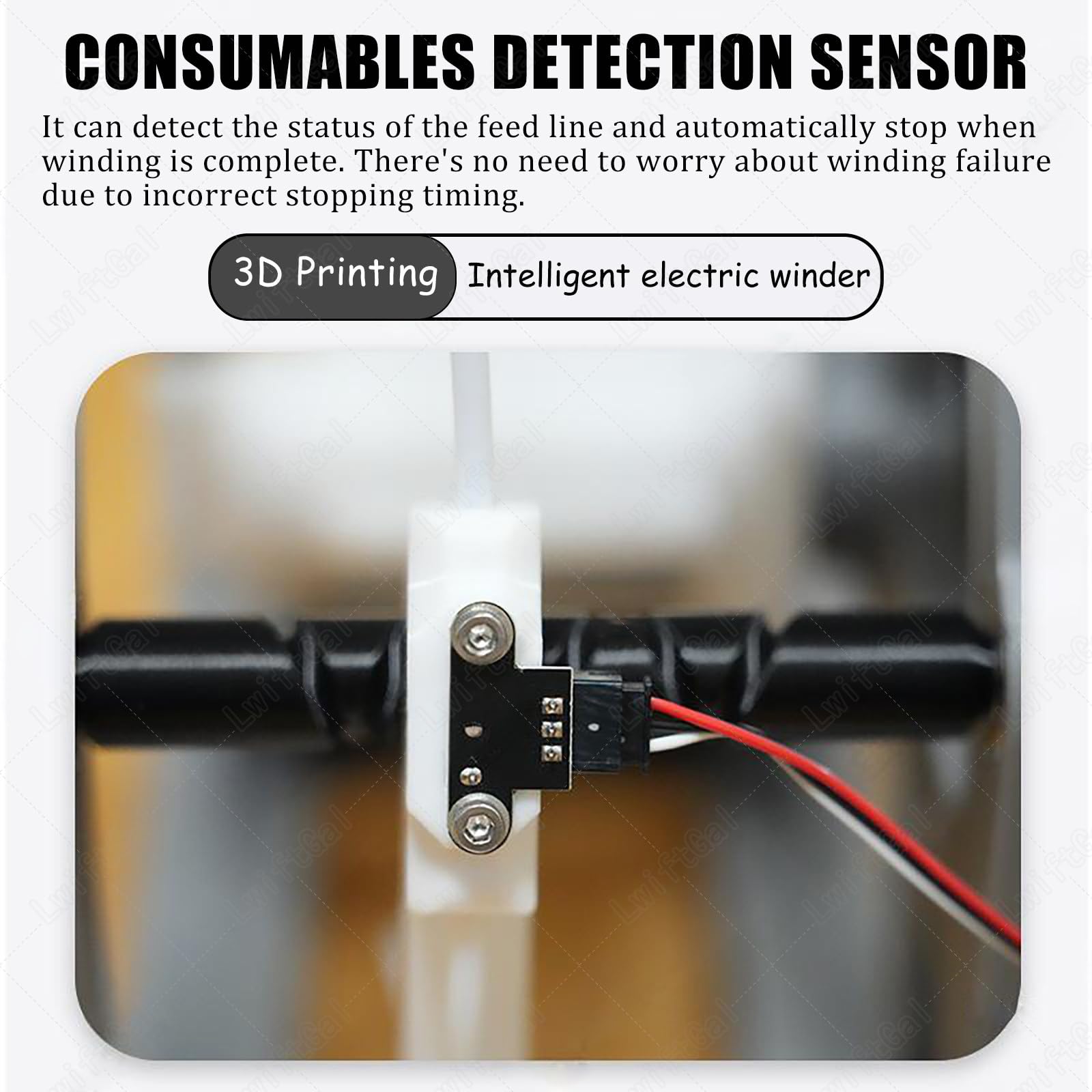 Rebobinador de filamento 3D, máquina eléctrica de rebobinado automático para bobinas de 1 kg, bobinador de bobina universal, bobinador de hilo de soldadura de alambre