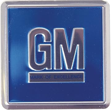 68-70 GM Mark Blue Foil Decal Sold as Each
