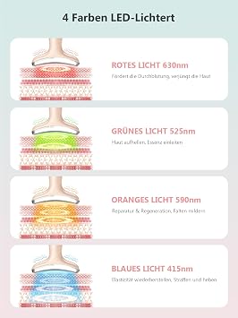 Face Massager Face Face Fold Device: Anti Against Fold Beauty Device 5℃ cold and 45℃ heat - EMS Massage Device Face 6 Modes 4 Colors LED Lifting Tightening Facial Massage Women Men