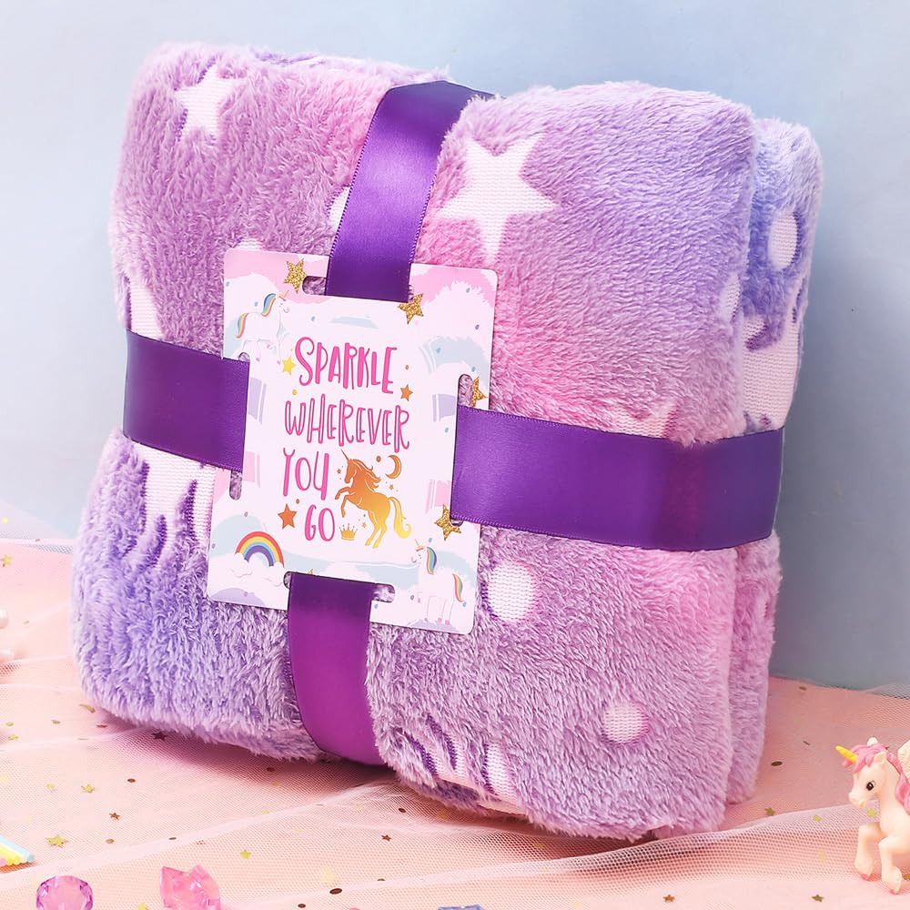 Tacobear Unicorno Bambina Regalo 5 6 7 8 9 10 11 Anni (viola)